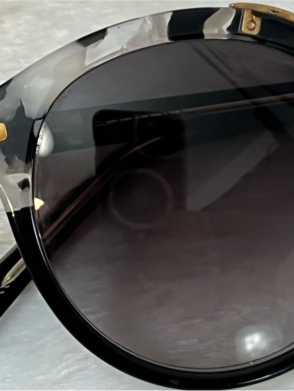 Krewe St. Louis Sunglasses 46-23 Polarized Mirrored Black & White Tortoise Shell